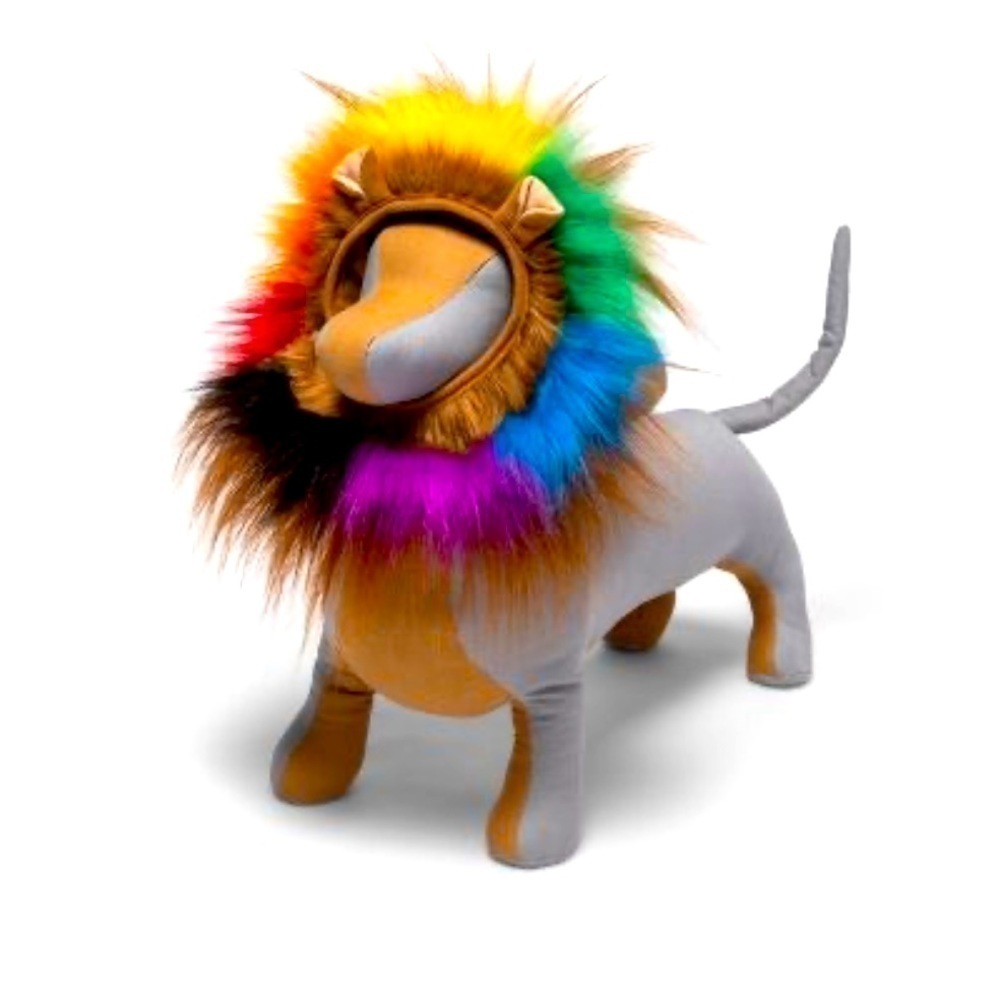 Faux Fur Dog and Cat Lion Headwear costume